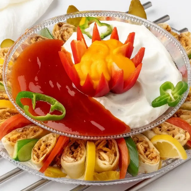شاورما عربي عائلي صغير